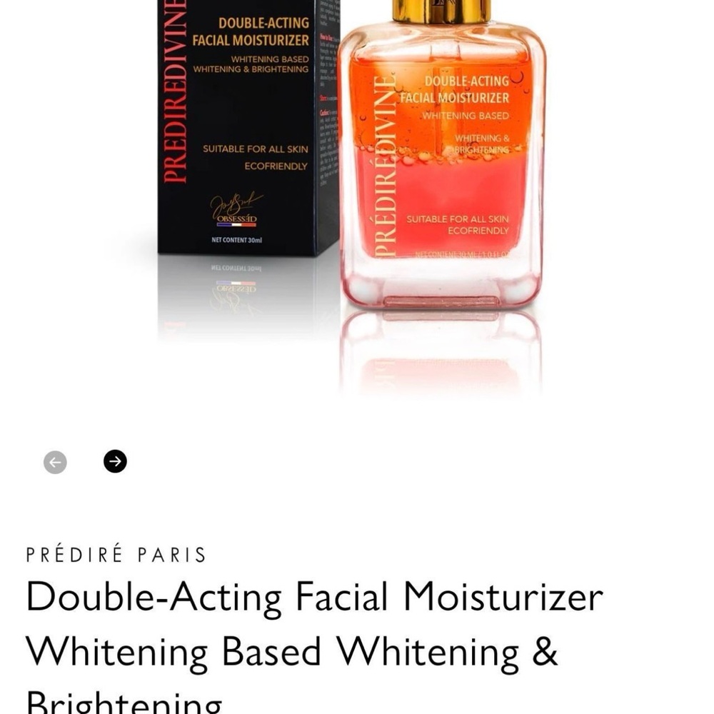 Double-Acting Facial Moisturizer - Orange
